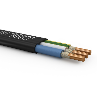 Кабель силовой ВВГнг(А)-FRLS 3х1.5 ок (N. PE)-0.6 плоский ТРТС  100м