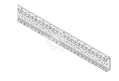 Профиль поперечный L=588мм (2шт) оцинкованный