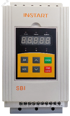 Устройство плавного пуска SBI-15/30-04 15кВт, 30А, 3Ф, 380В±15%, 50Гц/60Гц, IP20, со встроенным байпасом