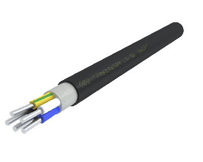 Кабель силовой  АсВВГнг(А)-LS 5х10ок(N.РЕ)-0.66 черный бар