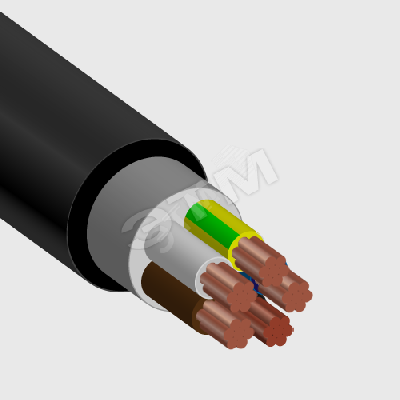 Кабель силовой ВВГнг(А)-LS 5х25 мк(N,PE)-0,66