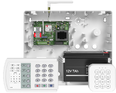 Прибор охранно-пожарный Контакт GSM-14А v.2 в корпусе под АКБ 7 Ач с microUSB