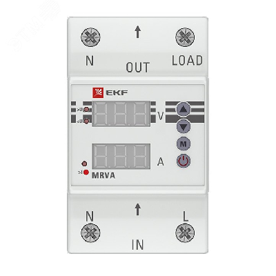 Реле напряжения и тока с с дисплеем MRVA 40A