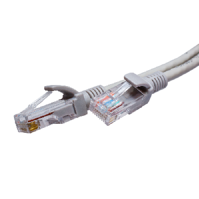 Патч-кордUTP 5e 4x2 26AWG (7x0.16mm) Cu LSZH серый 3м