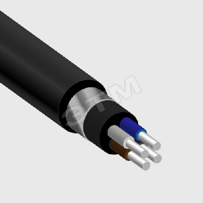 Кабель силовой АВБШв 4х16ок-0.660 ТРТС однопроволочный
