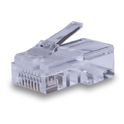 Коннекторы 8P8C (Компьютерные разъемы) U/UTP Cat.5e 50U 2pb (RJ-45) Уп. 100шт.