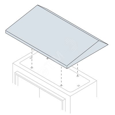 Крыша SRN 800x300 мм