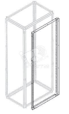 Рама фиксированная для панелей H=2000мм W=600мм
