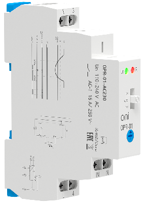 Фотореле OPR-01 1 конт. 230В АС с вынос.дат. ONI