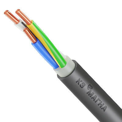 Кабель силовой ВВГ нг (А) LS 3х16-ок-06ТРТС однопроволочный