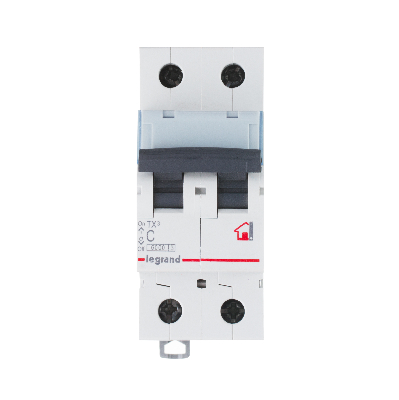 Выключатель автоматический двухполюсный 20А C TX3 6кА