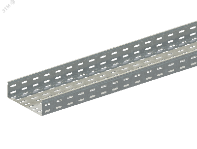 Лоток прямой замковый перфорированный ЛМс-ПЗ 200х200-1,2ц УТ2,5 (L=2000мм)